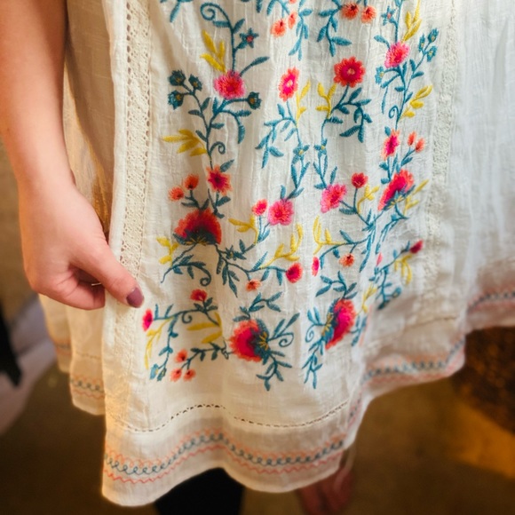 UMGEE Floral Embroidery Boho Dress B3 - Picture 5 of 5